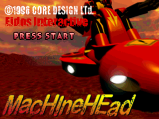 Machine Head title screen for Playstation